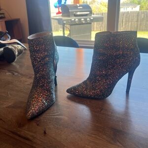 Glitter Ankle Boots